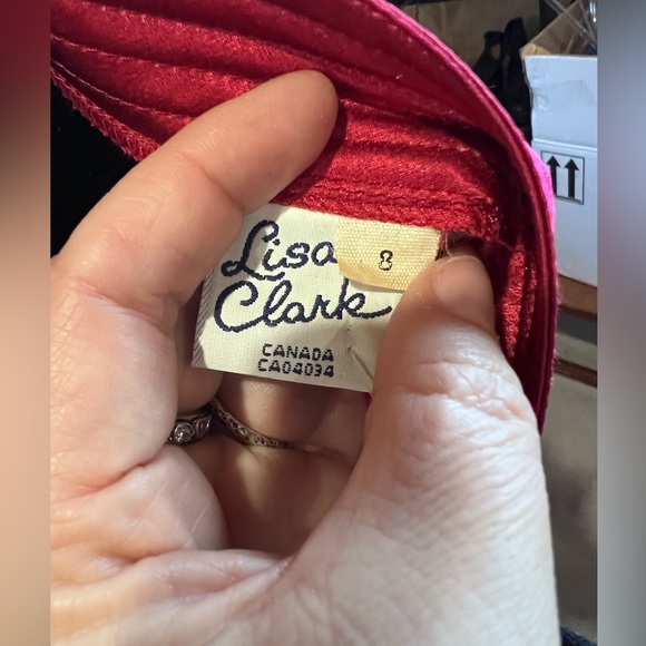 True vintage 80s reversible red dress sz 8 - Picture 4 of 6